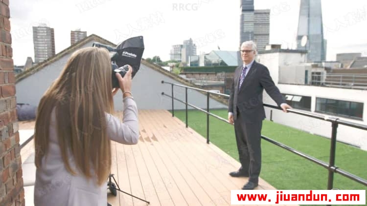 室外拍摄企业商务正式肖像摄影技巧视频教程 摄影 第7张