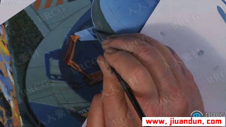 Syd Mead概念艺术飞艇绘画设计训练视频教程 CG 第2张