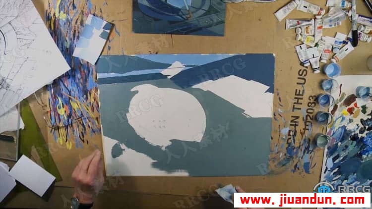 Syd Mead概念艺术飞艇绘画设计训练视频教程 CG 第8张