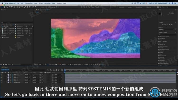 【中文字幕】AE中2D图像和视频创建3D史诗般场景视频教程 AE 第2张