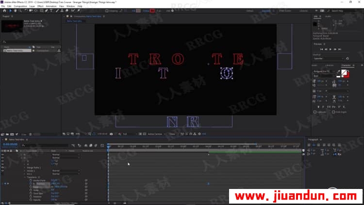 AE创建万圣节恐怖复古效果文本动画视频教程 AE 第7张