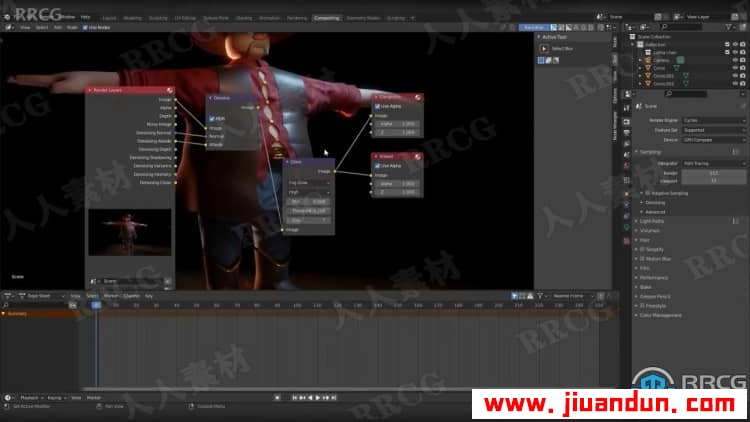 【中文字幕】Blender简单角色快速制作入门训练视频教程 3D 第3张