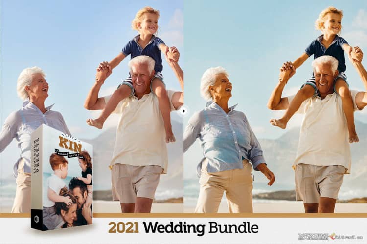 200+高级婚礼Lightroom预设及APP预设合集 200+ Wedding Presets Bundle 2021 LR预设 第10张