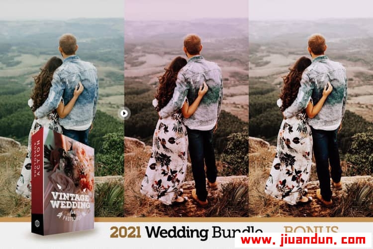 200+高级婚礼Lightroom预设及APP预设合集 200+ Wedding Presets Bundle 2021 LR预设 第13张