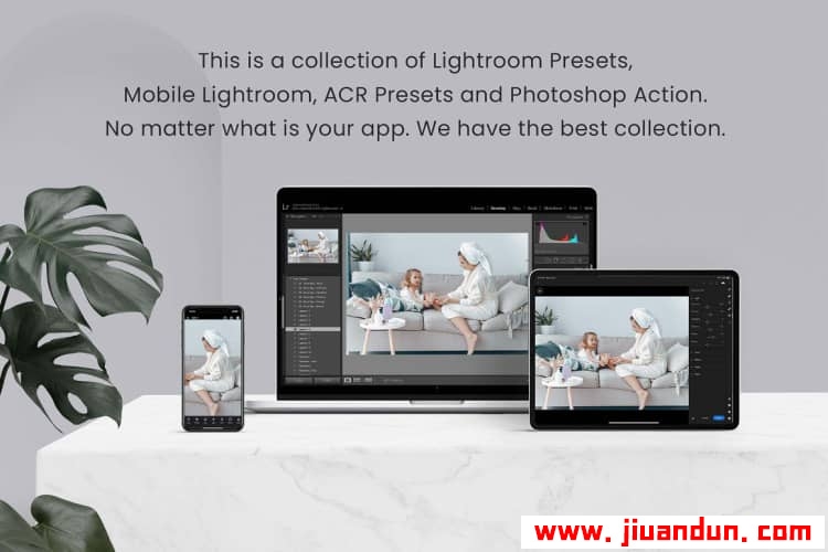 INS人像中性胶片风Lightroom预设与手机lr预设 Cozy Home Lightroom Photoshop Preset LR预设 第2张