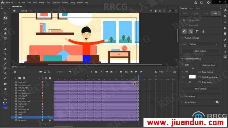 Adobe Animate初学者创建矢量角色图形动画视频教程 CG 第3张