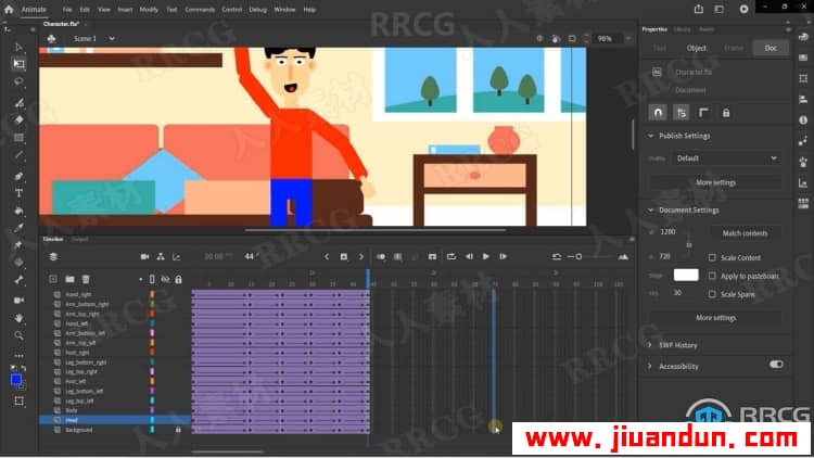 Adobe Animate初学者创建矢量角色图形动画视频教程 CG 第4张