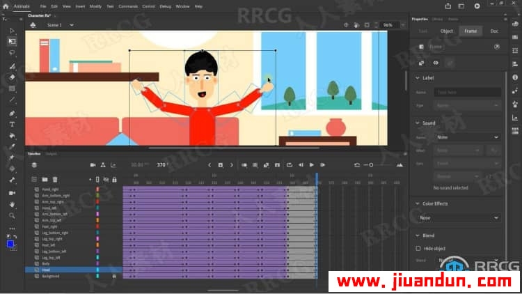 Adobe Animate初学者创建矢量角色图形动画视频教程 CG 第13张