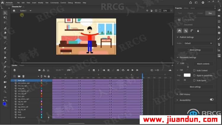 Adobe Animate初学者创建矢量角色图形动画视频教程 CG 第14张
