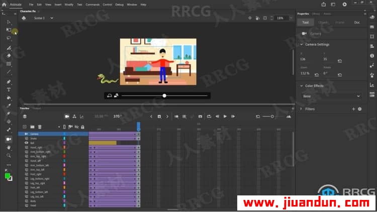 Adobe Animate初学者创建矢量角色图形动画视频教程 CG 第17张