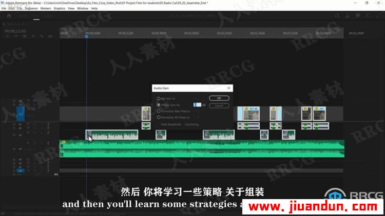 【中文字幕】Premiere Pro企业宣传视频后期制作技术视频教程 PR 第8张