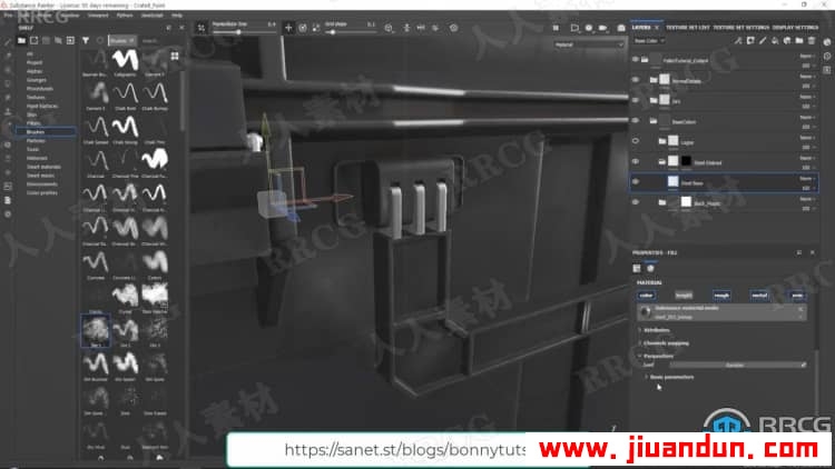 Blender和Marmoset军事游戏素材资产完整制作视频教程 3D 第6张