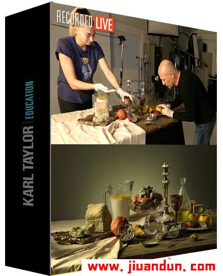 卡尔·泰勒Karl Taylor静物专题“自然衰变”油画风格摄影布光教程中文字幕 摄影 第1张