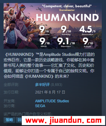 《人类 HUMANKIND》免安装v1.0.1.59绿色中文版数字豪华版整合升级档[27.4GB] 单机游戏 第1张