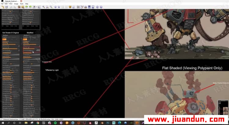 【中文字幕】Zbrush BPR滤镜设置NPR渲染视频教程 附BPR文件 CG 第5张