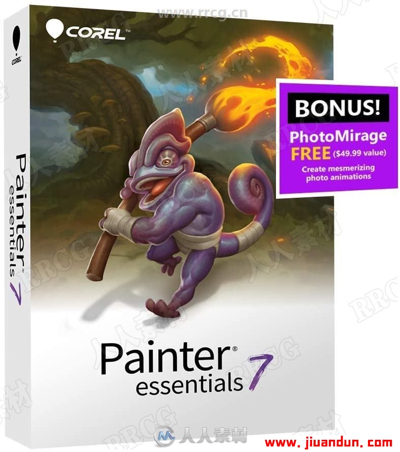 Corel Painter Essentials数字美术绘画软件V7版 平面素材 第1张