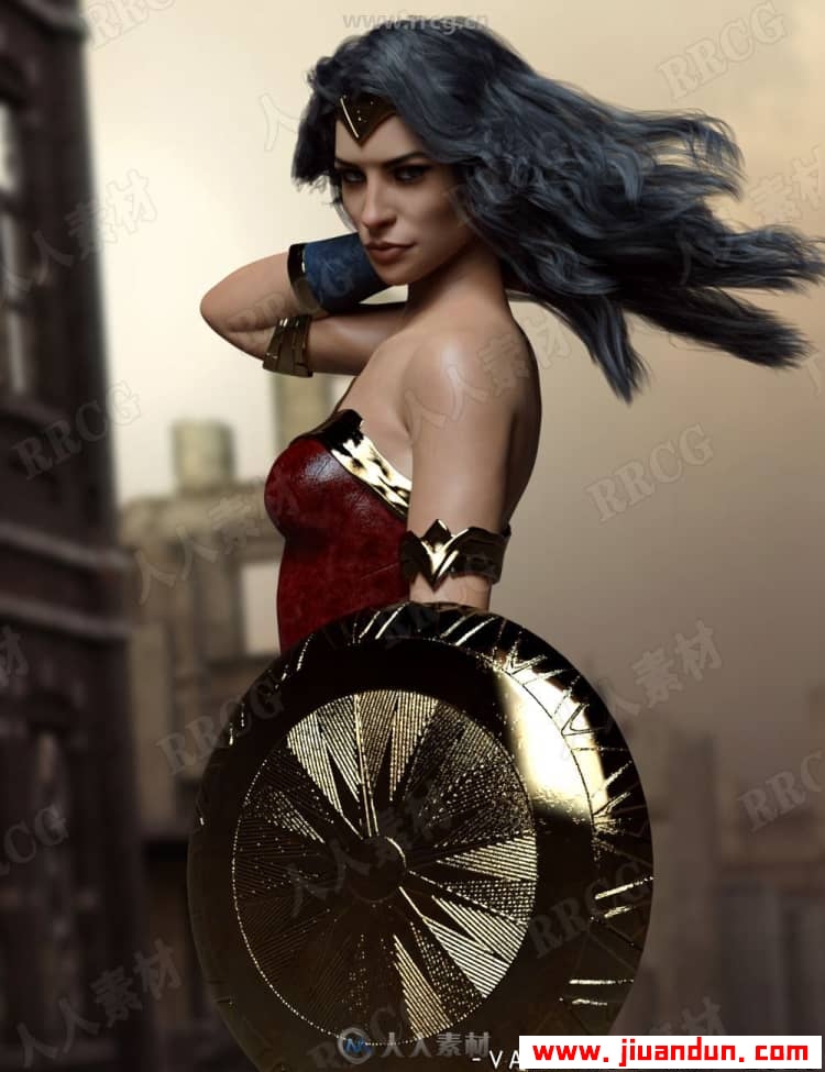 [独立角色] DC神奇女侠女性角色3D模型合集 3D模型 第4张