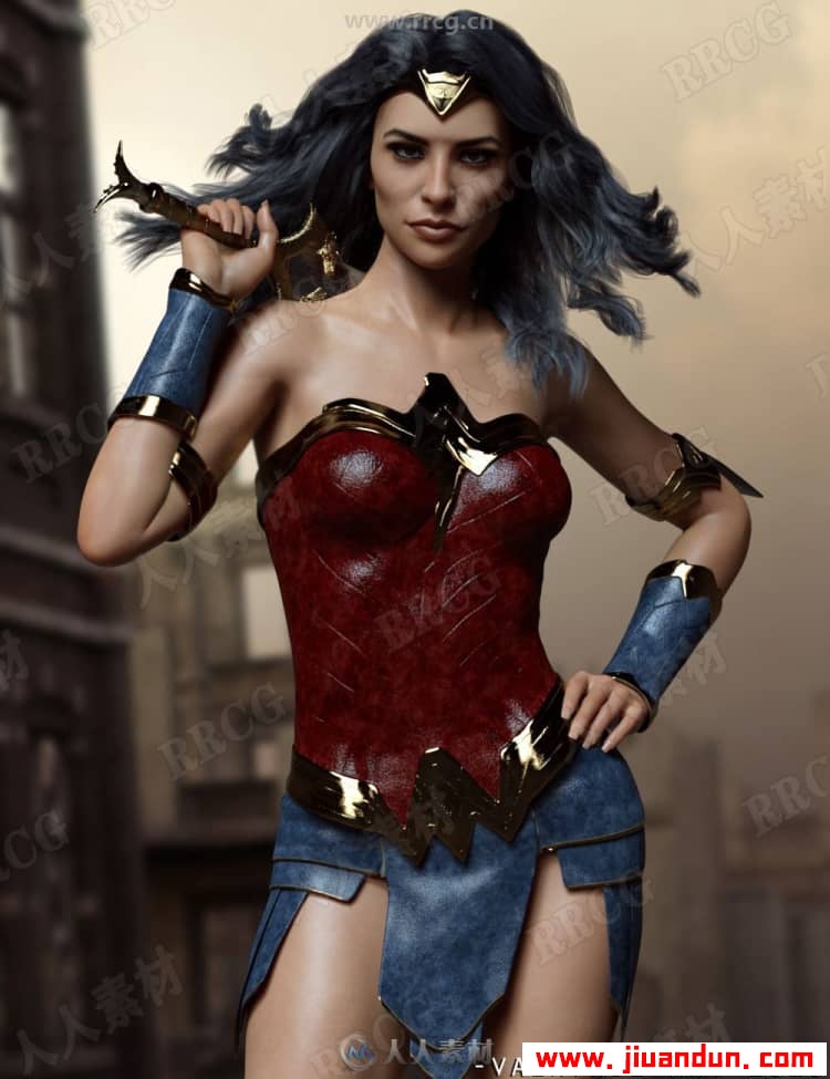 [独立角色] DC神奇女侠女性角色3D模型合集 3D模型 第5张