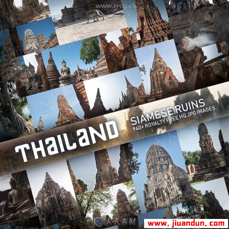 900组泰国古建筑废墟高清参考图片合集 平面素材 第1张