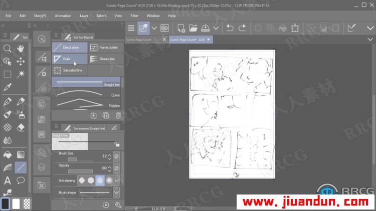 Clip Studio Paint创作漫画书效果绘画技巧视频教程 CG 第7张