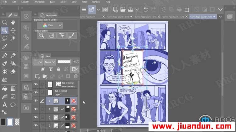 Clip Studio Paint创作漫画书效果绘画技巧视频教程 CG 第19张