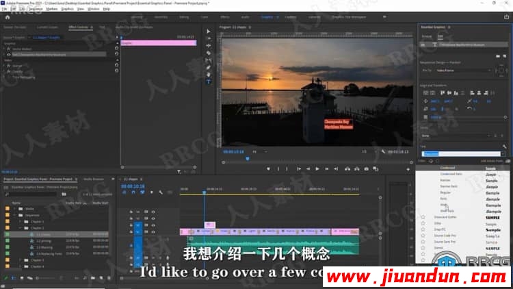 【中文字幕】Premiere Pro图形动画模板实例制作视频教程 PR 第2张