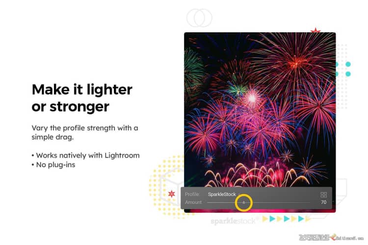 烟花摄影后期调色Lightroom预设手机lr预设及LUT预设 Fireworks Lightroom Presets LUTs LR预设 第6张