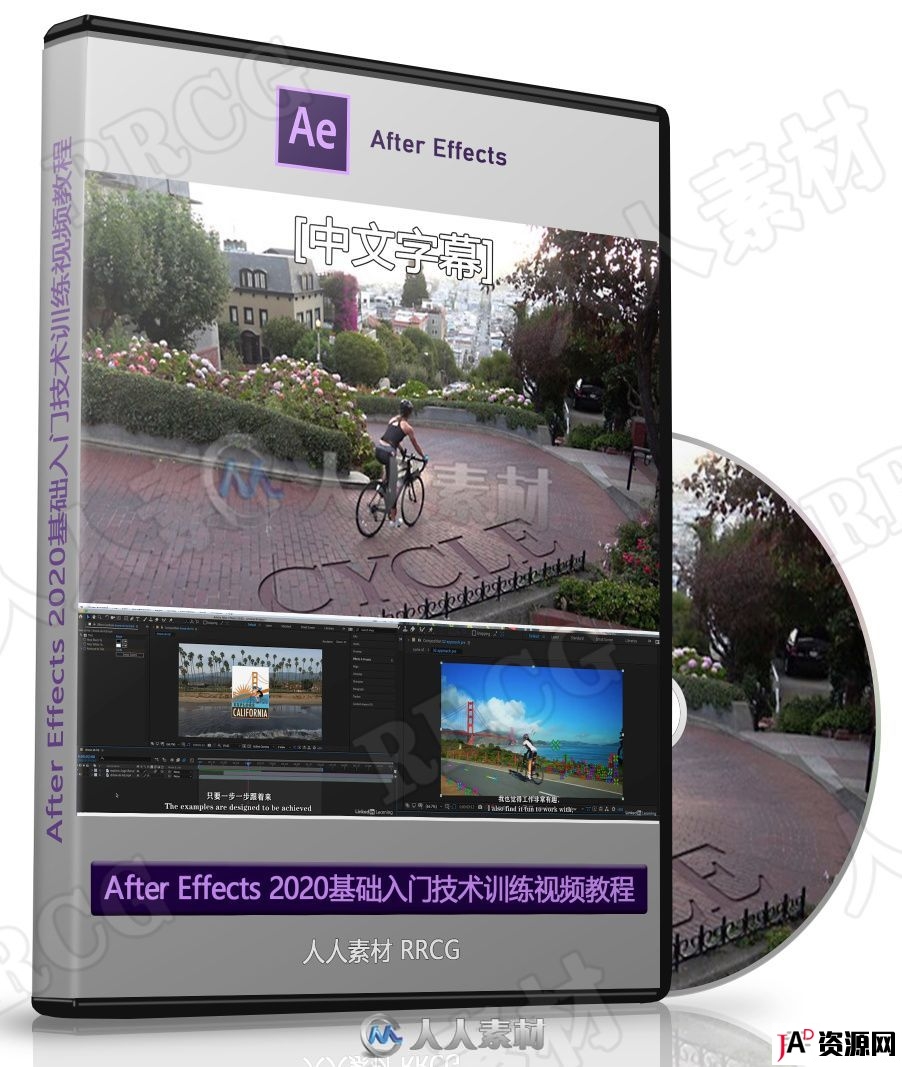 After Effects 2020基础入门技术训练视频教程 AE 第1张