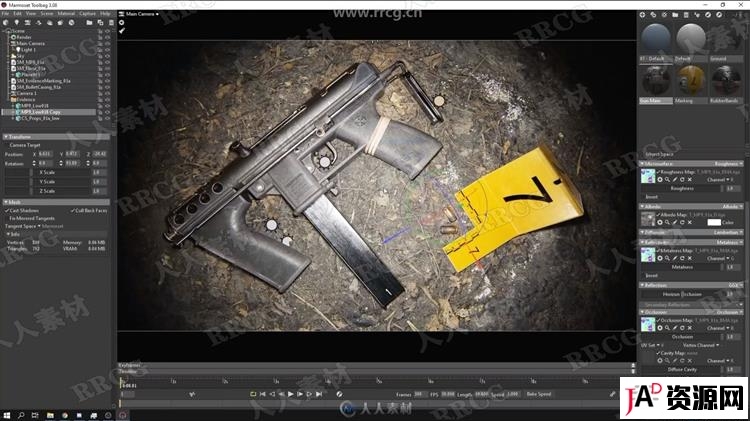 3dsmax便携式全自动步枪完整制作流程视频教程 3D 第8张