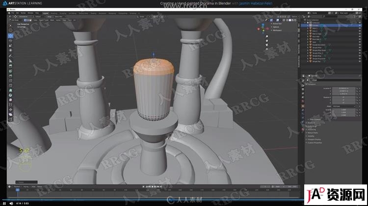 Blender小型西洋镜完整制作工作流程视频教程 3D 第2张