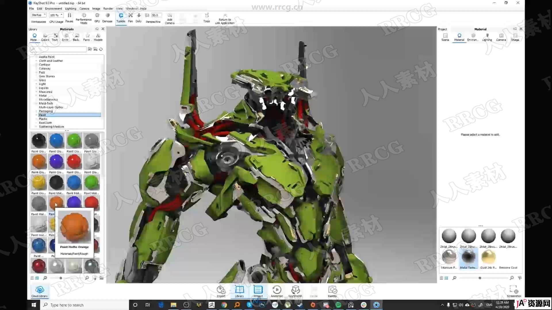 ZBrush机甲机器人概念设计雕刻制作全流程视频教程 教程专区 第4张