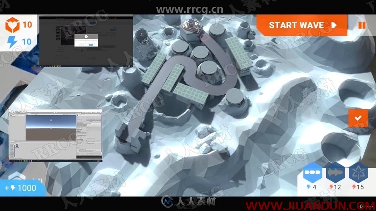 Unity塔防类型AR增强现实游戏制作视频教程 CG 第2张