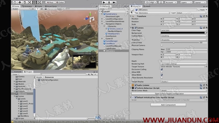Unity塔防类型AR增强现实游戏制作视频教程 CG 第7张