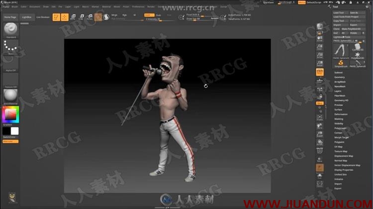 Zbrush中男性角色创作全流程视频教程 3D 第2张
