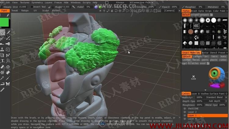 3DCoat中Retopo UVs硬表面建模技术培训视频教程 CG 第19张