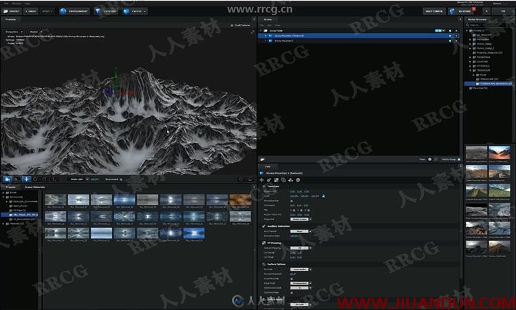 AE中Element 3D宏伟风景场景完整制作视频教程 附源文件 AE 第2张