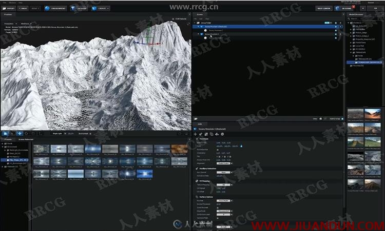 AE中Element 3D宏伟风景场景完整制作视频教程 附源文件 AE 第3张