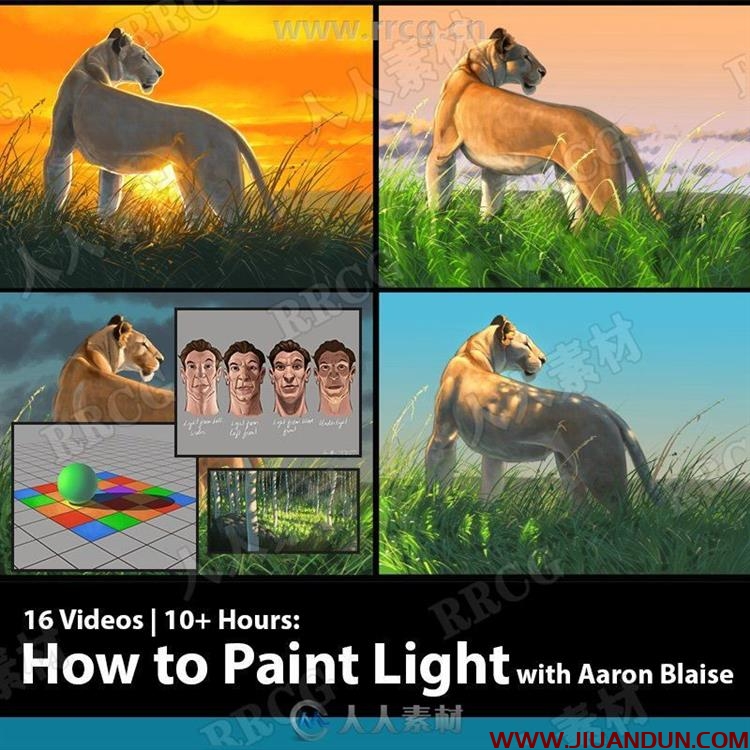 Aaron Blaise讲授数字绘画光与影技术大师级视频教程 CG 第1张