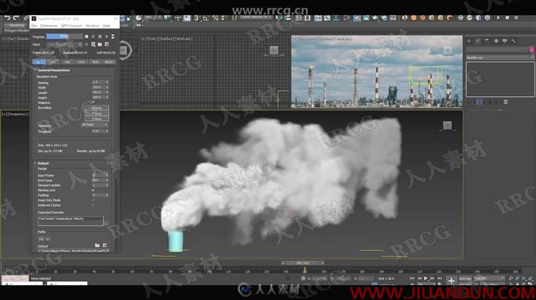 3dsmax中FumeFX插件烟雾与沙尘实例制作视频教程 3D 第8张