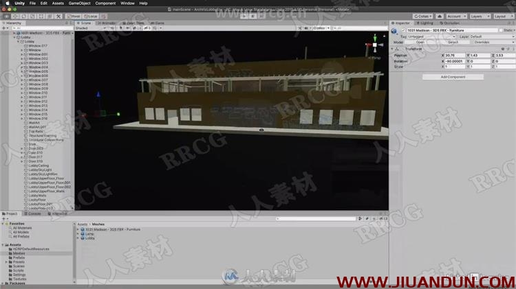 Unity建筑可视化技术工作流程训练视频教程 CG 第3张