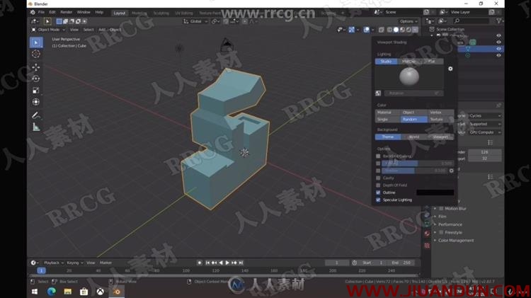 Blender建模动画渲染全面技能训练视频教程 CG 第2张