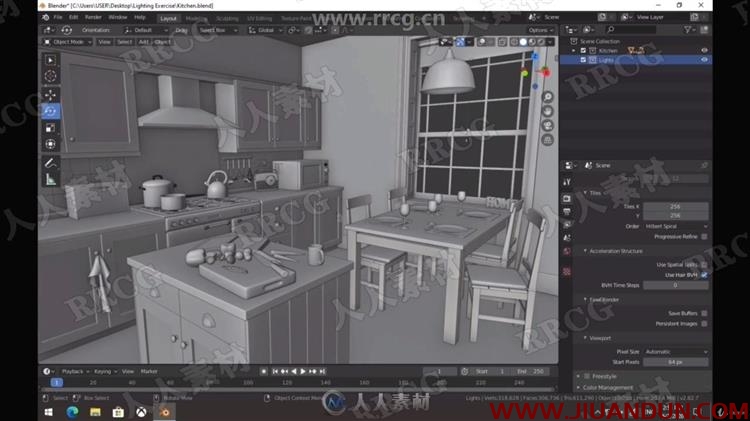 Blender建模动画渲染全面技能训练视频教程 CG 第23张