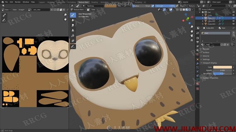 Blender可爱卡通动物完整实例制作视频教程 CG 第9张
