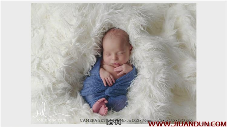 Robin Long创意新生婴儿包裹摆姿势摄影系列教程中文字幕 摄影 第19张