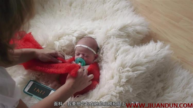 Robin Long创意新生婴儿包裹摆姿势摄影系列教程中文字幕 摄影 第20张