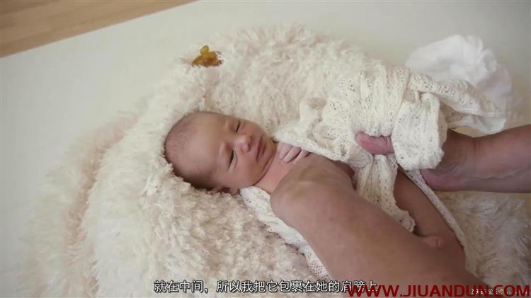 Robin Long创意新生婴儿包裹摆姿势摄影系列教程中文字幕 摄影 第21张