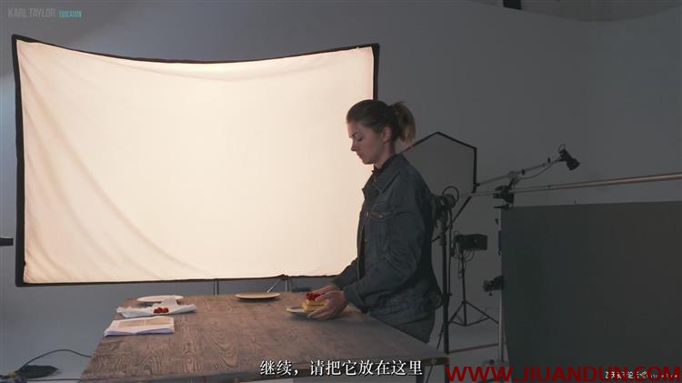卡尔·泰勒Karl Taylor华夫饼干食物美食布光摄影教中文字幕 摄影 第2张