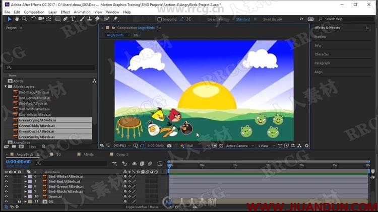 AE动态图形MG动画大师班训练视频教程 AE 第6张
