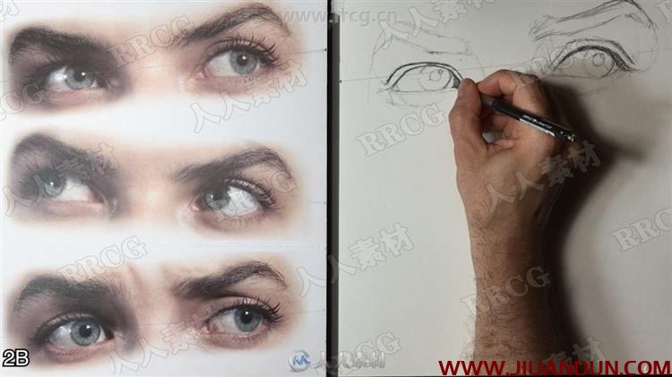 国外大师铅笔绘画运用从入门到精通视频教程 CG 第11张