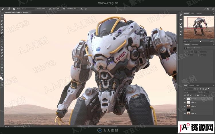 酷炫Zbrush机器人3D设计制作流程视频教程 3D 第2张